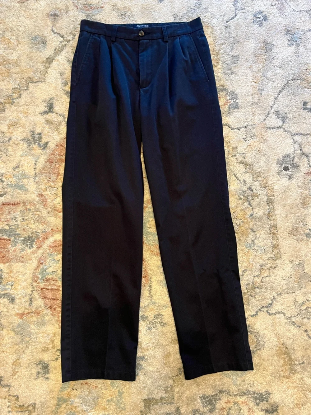 Men's Navy Dress Pants 32x32 - Classic Tailored Fit